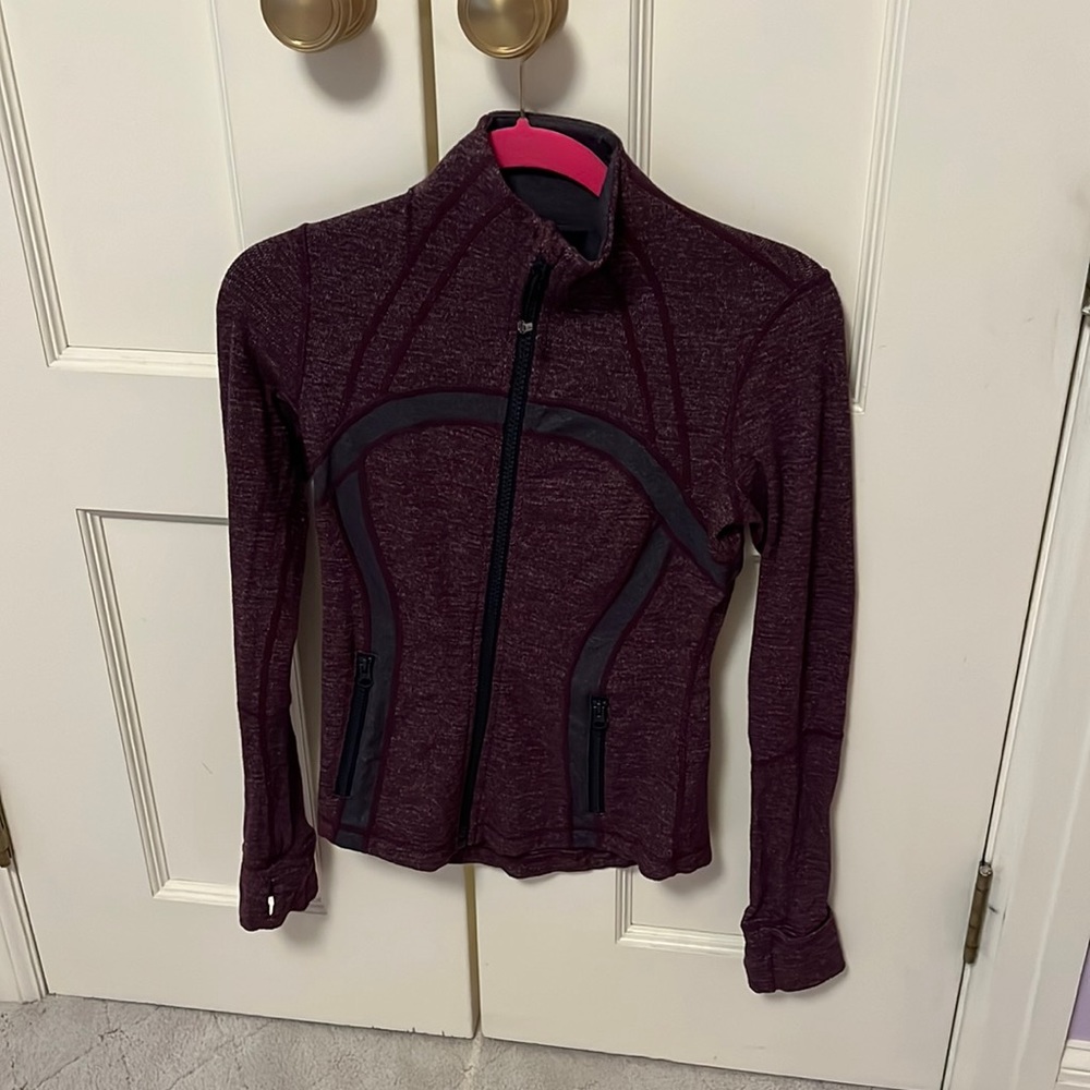 Lulu Lemon purple zip up